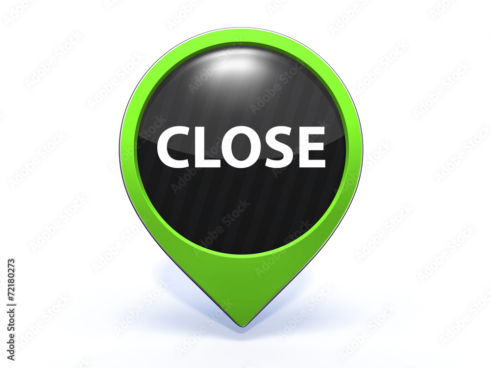 close pointer icon on white background close pointer icon on white background