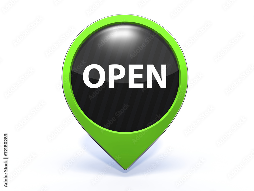 open pointer icon on white background open pointer icon on white background