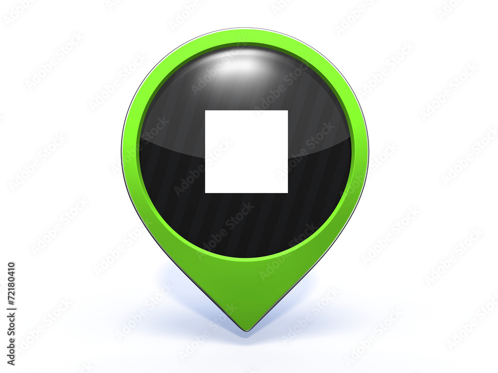 stop pointer icon on white background stop pointer icon on white background