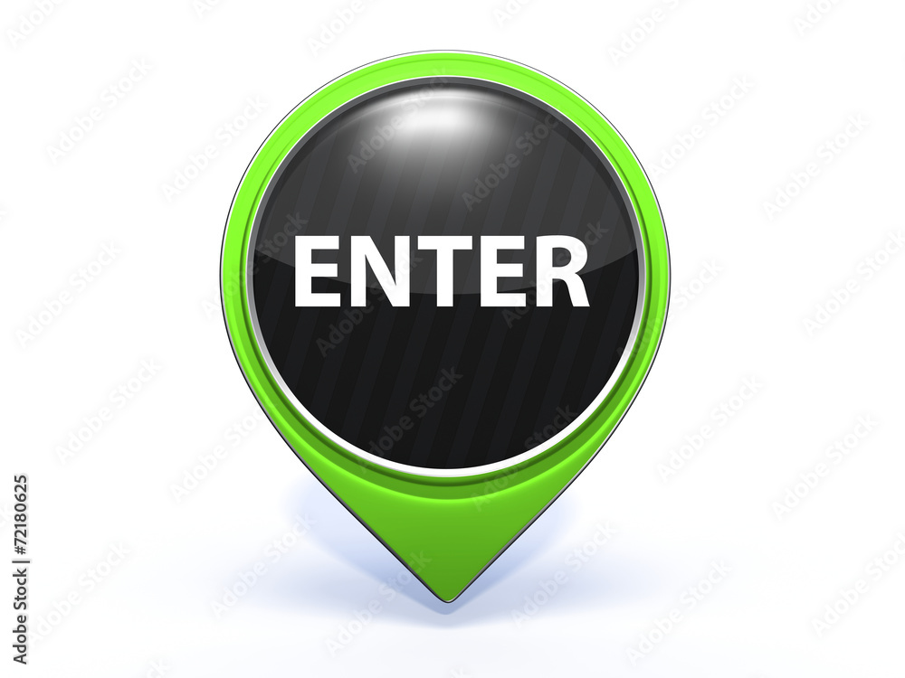 enter pointer icon on white background enter pointer icon on white background