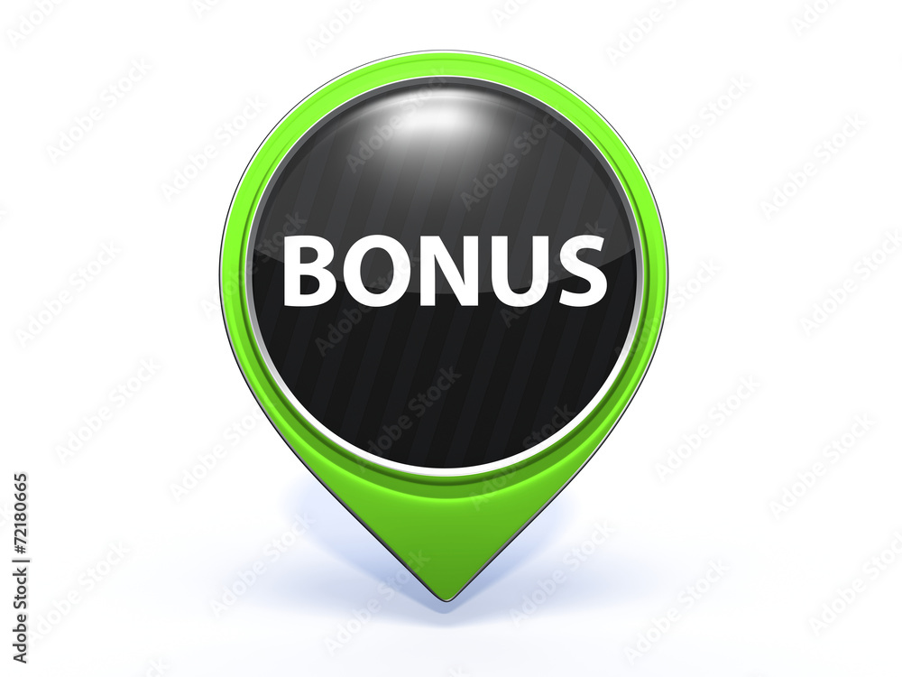 bonus pointer icon on white background bonus pointer icon on white background