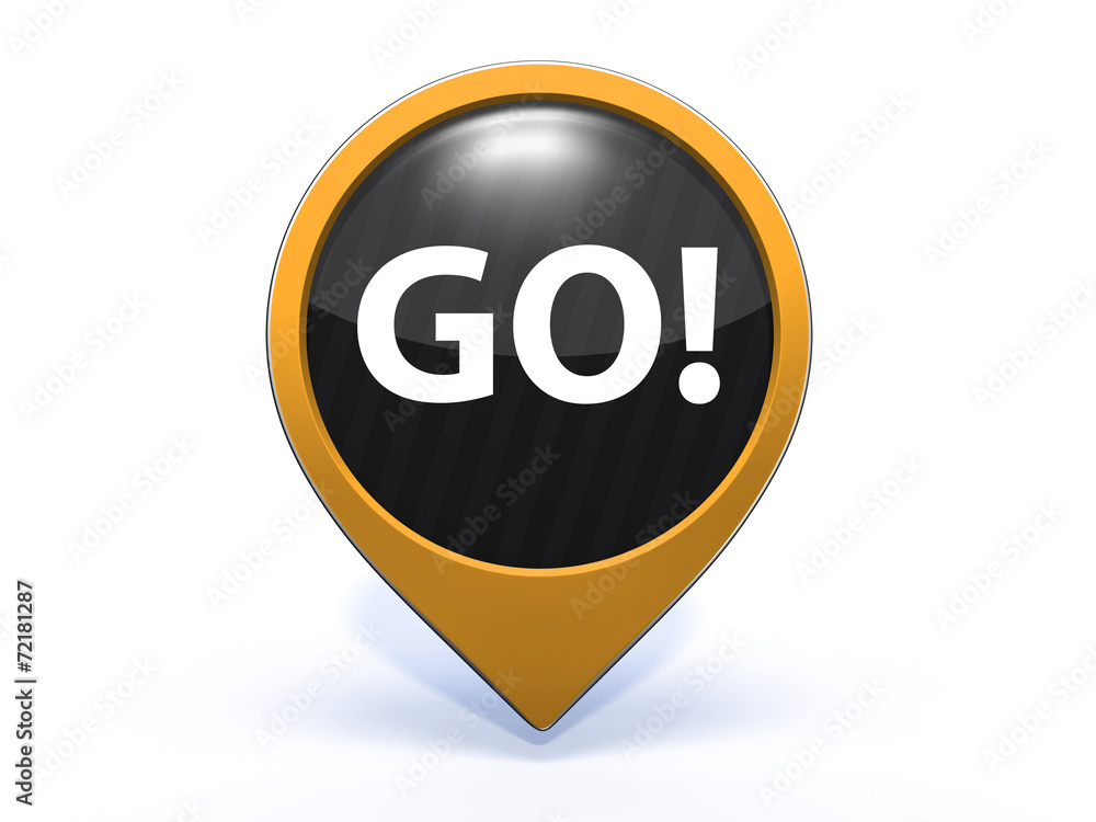go pointer icon on white background go pointer icon on white background