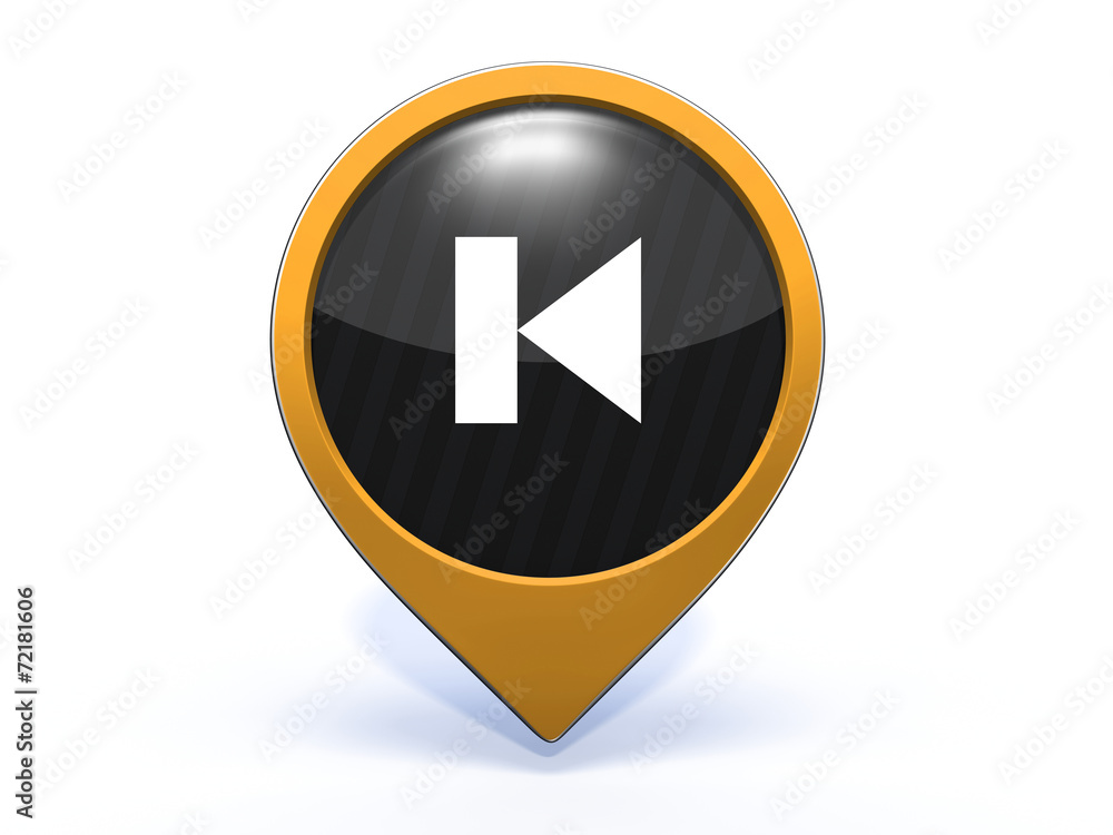 prev pointer icon on white background prev pointer icon on white background