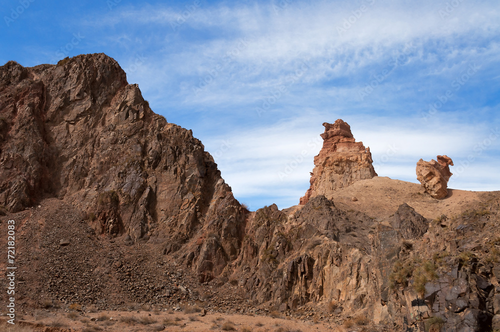 Fototapeta premium Valley of Castles in Sharyn Canyon