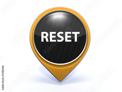 Obraz na płótnie reset pointer icon on white background