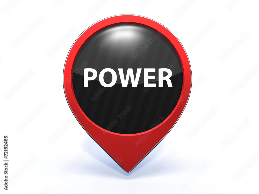 power pointer icon on white background power pointer icon on white background