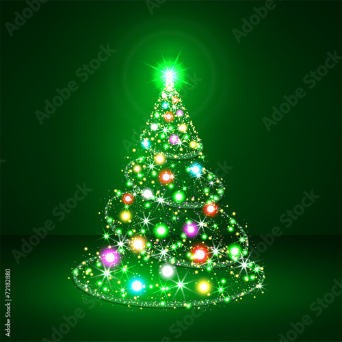 Weihnachtsbaum  abstrakter  Christbaum  Tannenbaum  Tanne  Tree