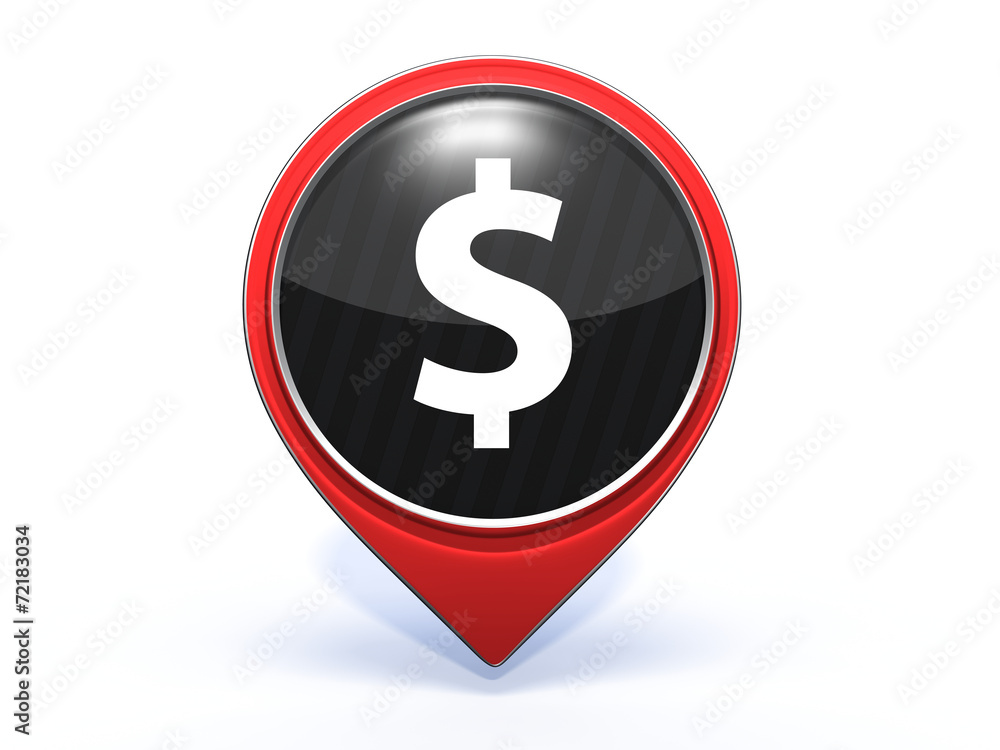 money pointer icon on white background money pointer icon on white background