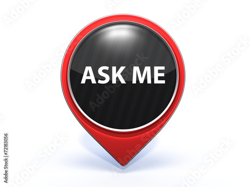 ask me pointer icon on white background Free Download ask me pointer icon on white background - GFXLoad
