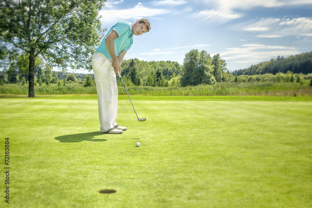 Fototapeta premium golf player