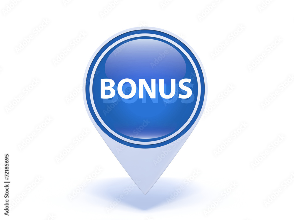 bonus pointer icon on white background bonus pointer icon on white background
