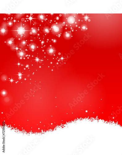 Schnee Sterne rot