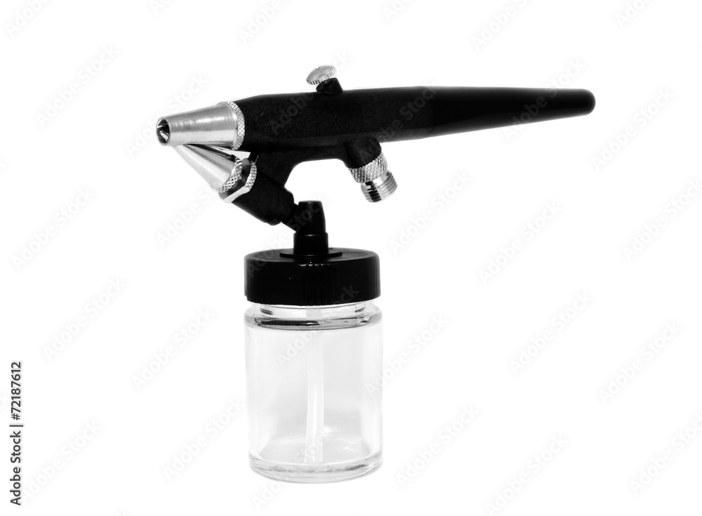 air brush with a jar air brush with a jar