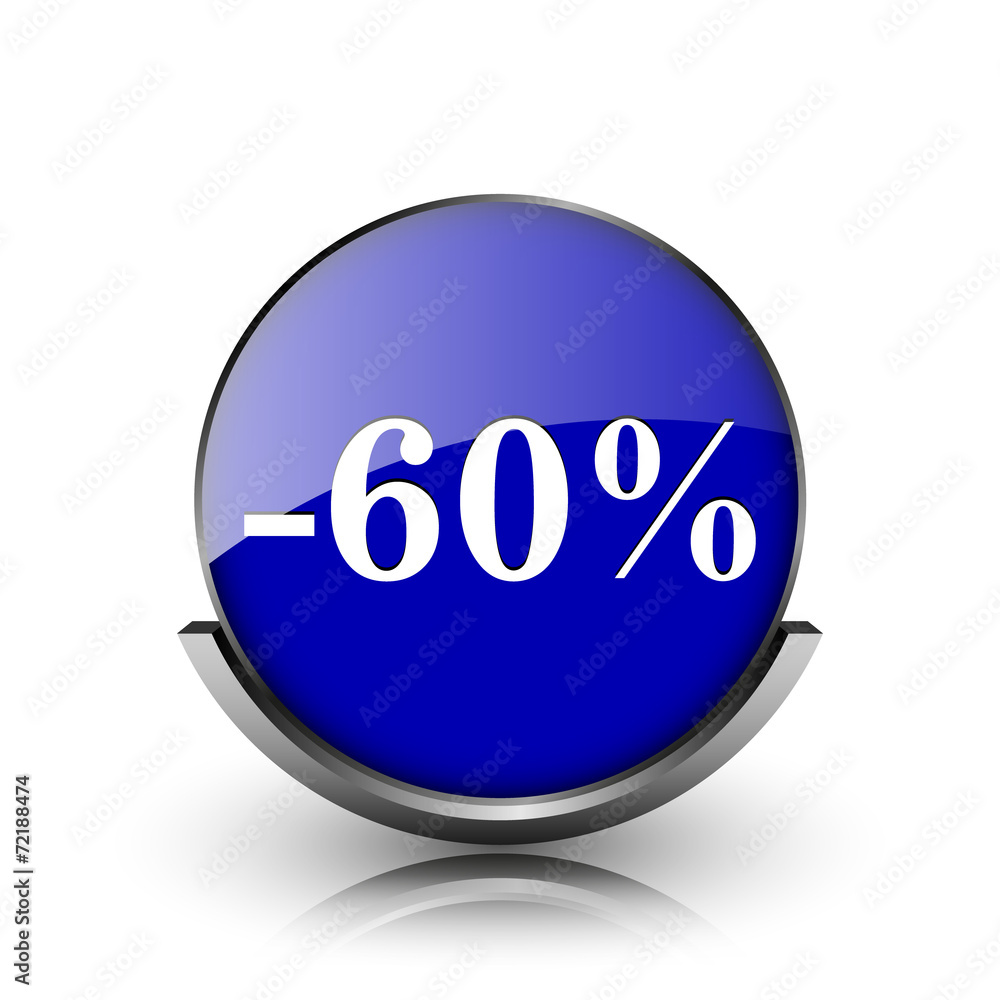 60 percent discount icon