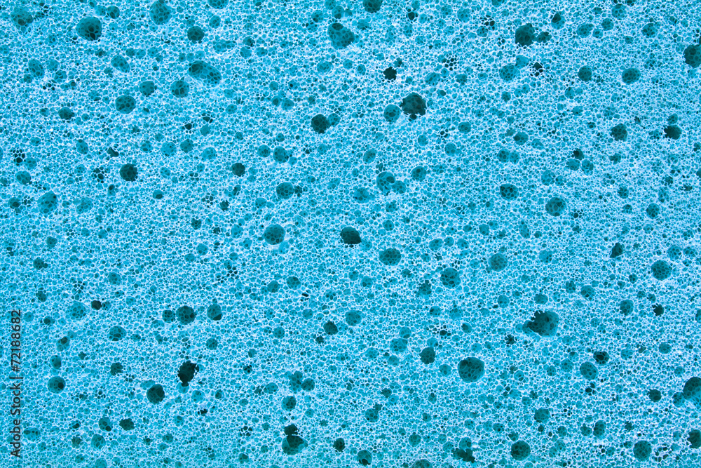 blue porous material