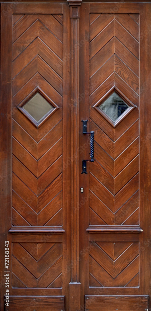 Old wooden door Old wooden door