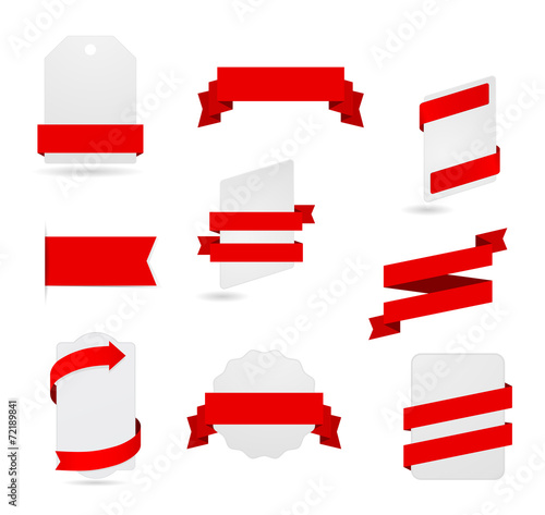 Free Download banner paper card set - GFXLoad