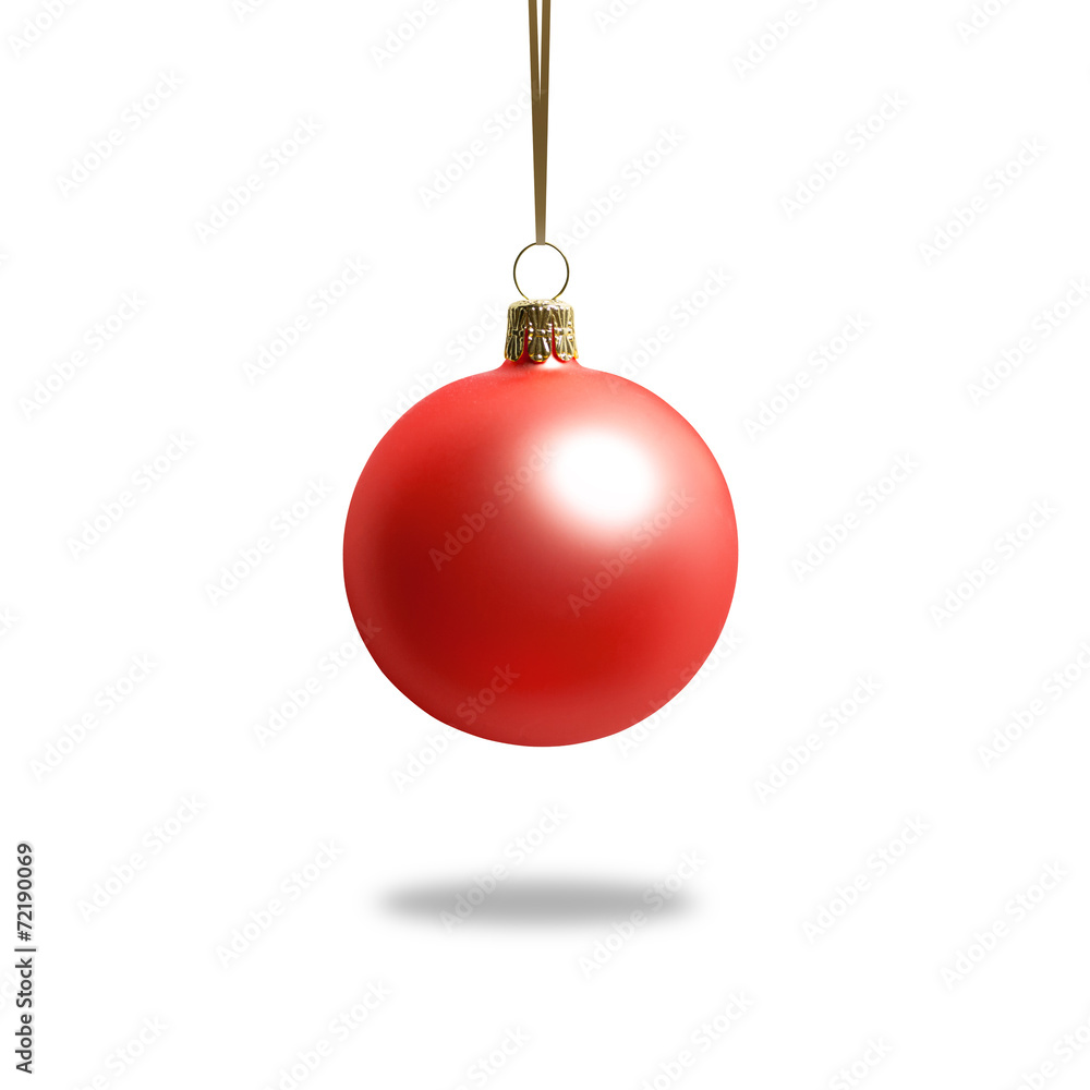 hanging red christmas ball hanging red christmas ball