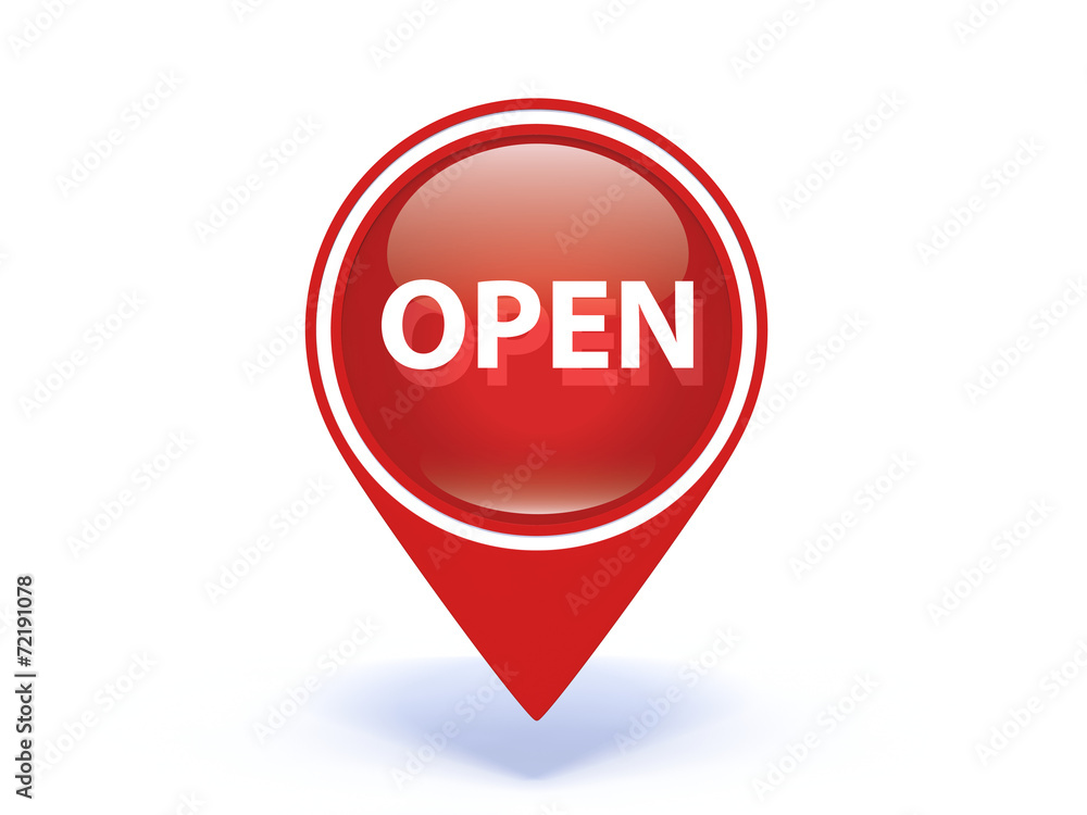open pointer icon on white background open pointer icon on white background