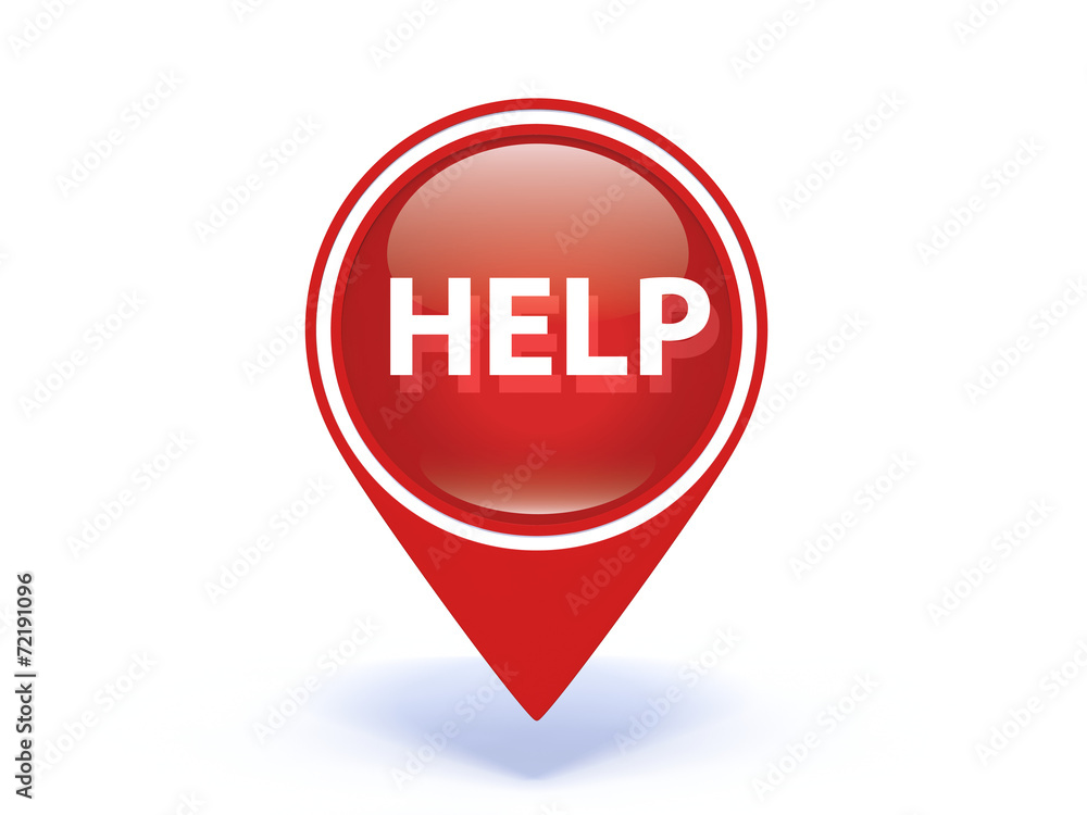 help pointer icon on white background help pointer icon on white background