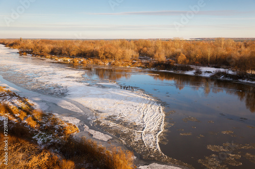Fototapeta Naklejka Na Ścianę i Meble -  ice river
