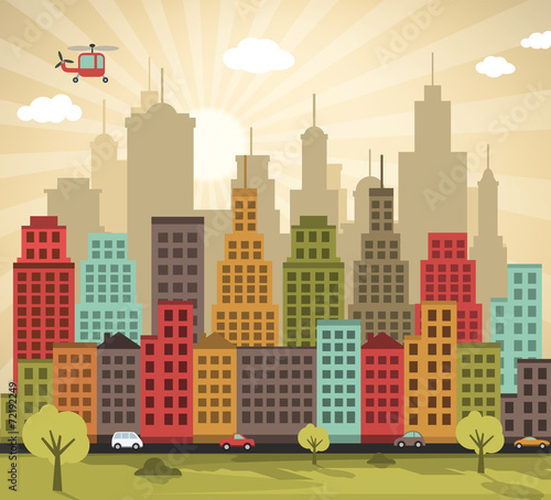 Colorful city
