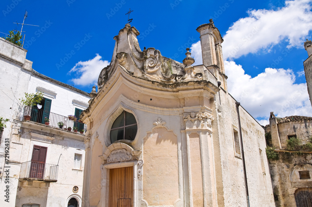 Church of Madonna dei Martiri. Altamura. Puglia. Italy.