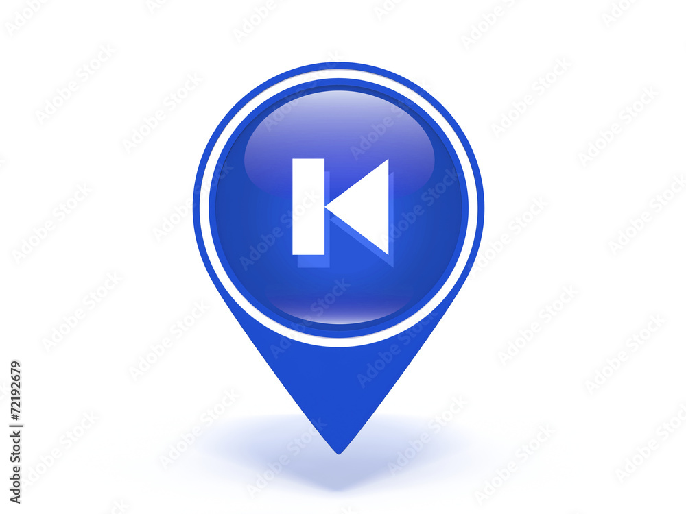 prev pointer icon on white background prev pointer icon on white background