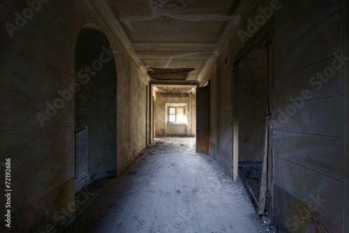 old abandoned room with window © marcobarone