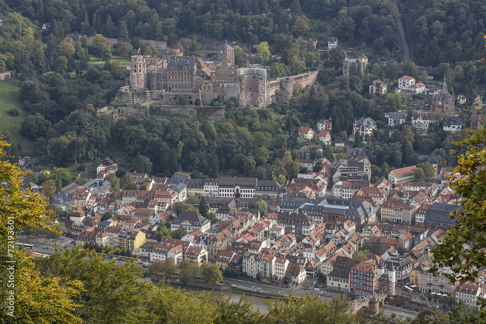 Heidelberg with castle