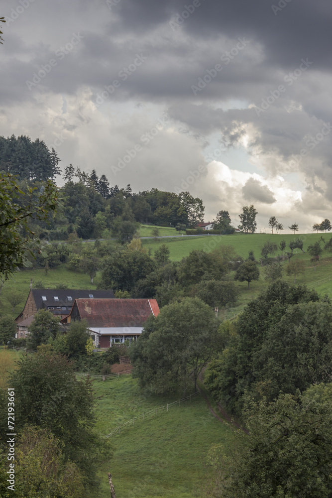 rural german landscape