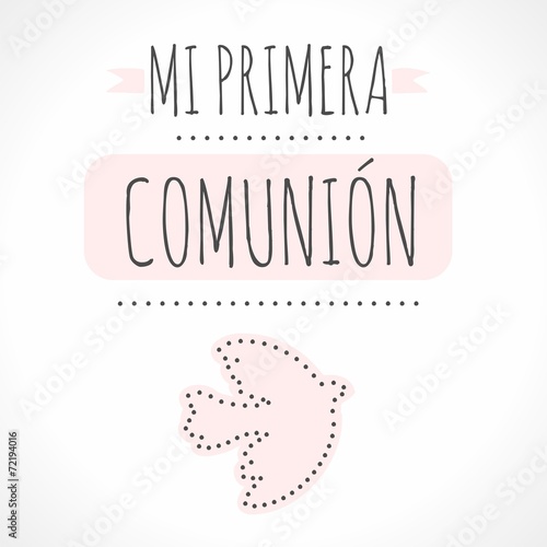 MI PRIMERA COMUNIÓN