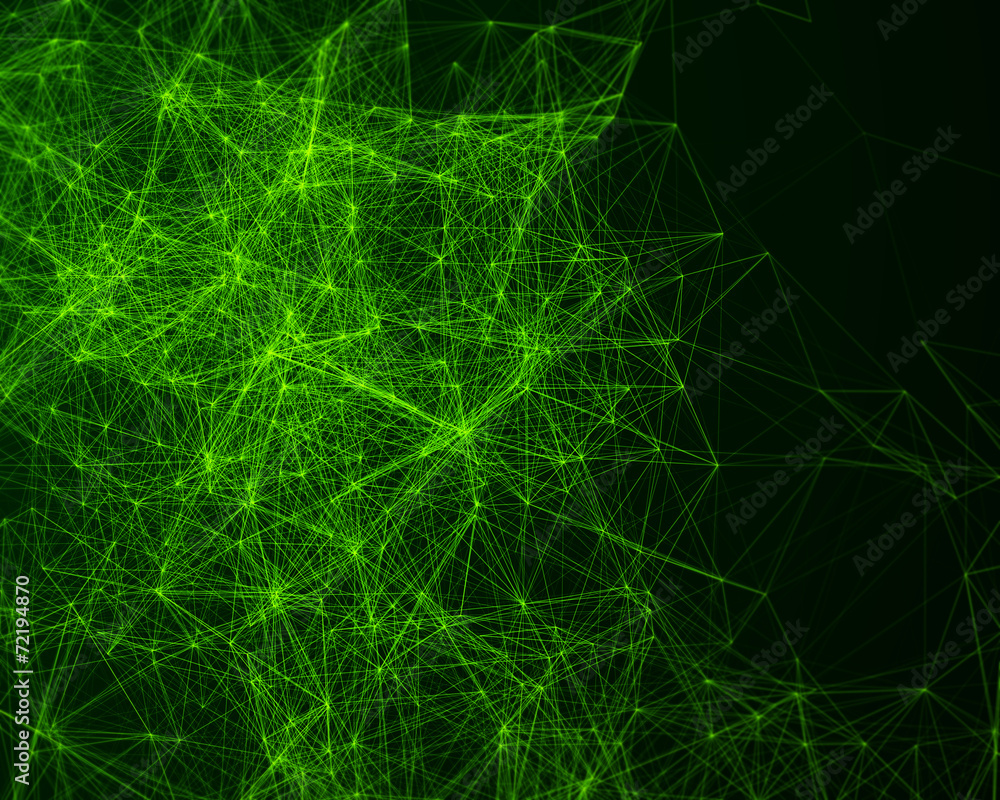 Abstract digital background with cybernetic particles Abstract digital background with cybernetic particles