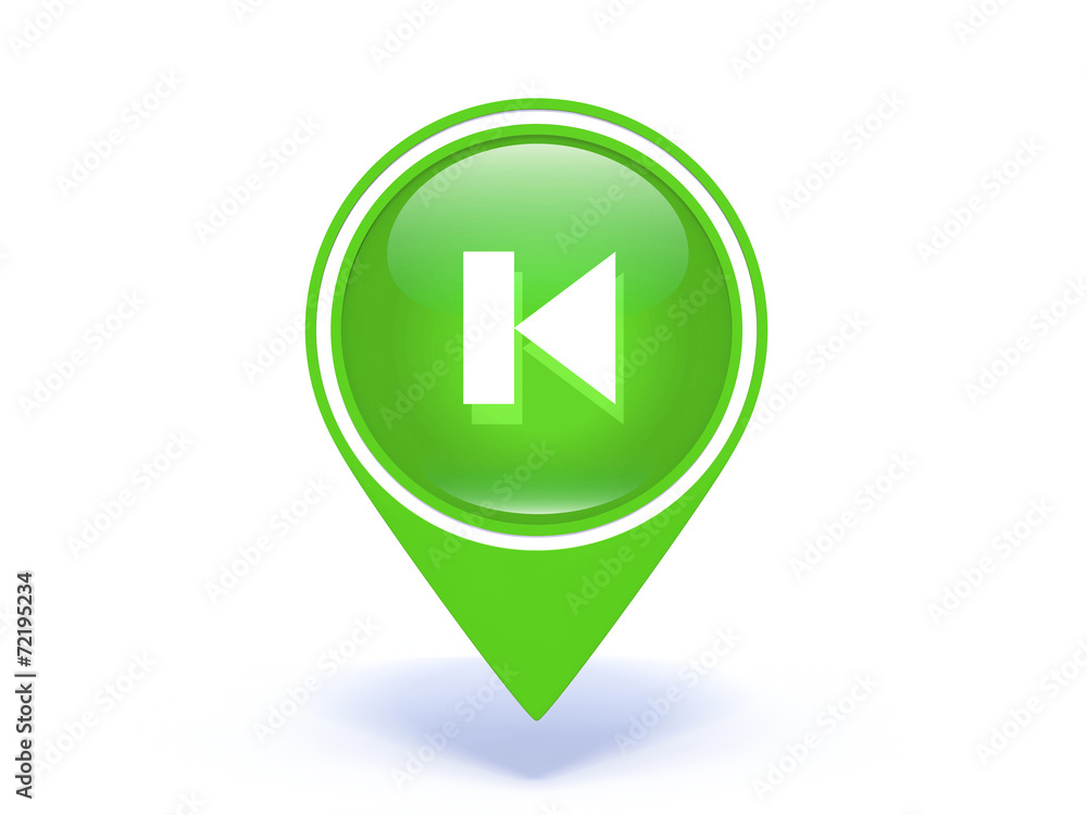 prev pointer icon on white background prev pointer icon on white background