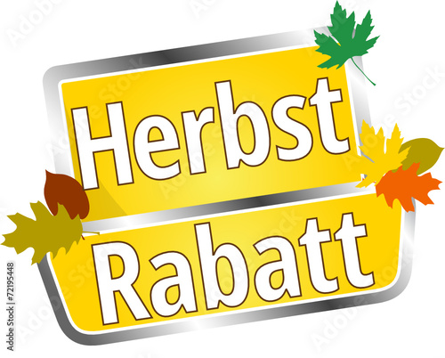 Herbstrabatt