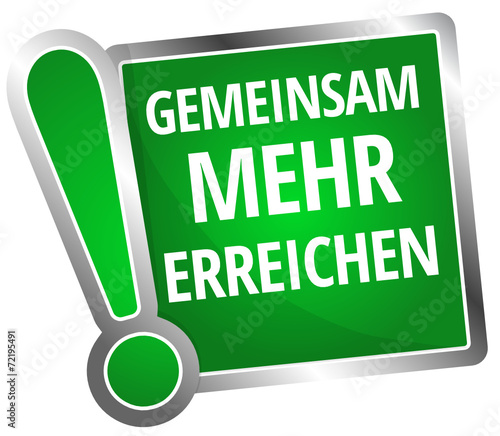 Gemeinsam mehr erreichen