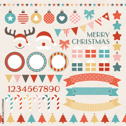 Retro Christmas Set