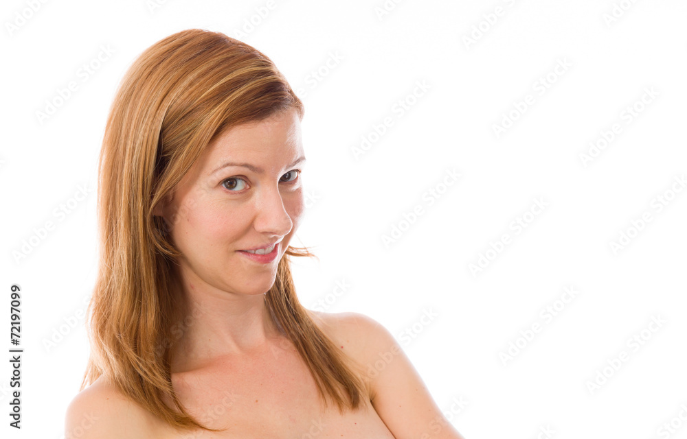 model isolated on plain background happy smiling arms crossed model isolated on plain background happy smiling arms crossed