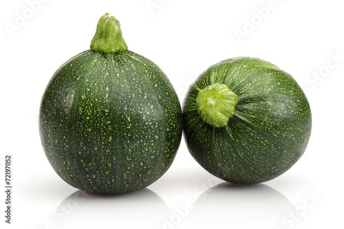 Two zucchini
