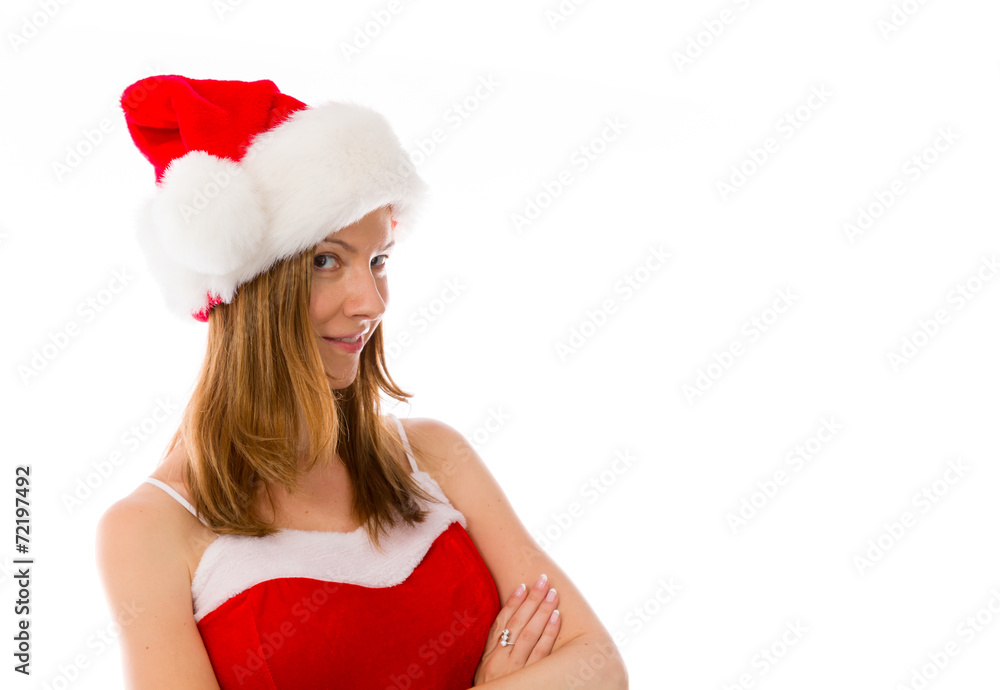 model isolated on plain background happy smiling arms crossed model isolated on plain background happy smiling arms crossed