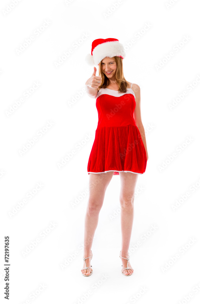 model isolated positive attitude thumbs up model isolated positive attitude thumbs up