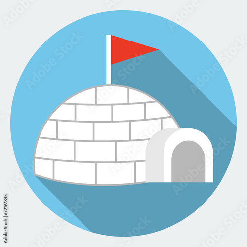 Vector igloo icon