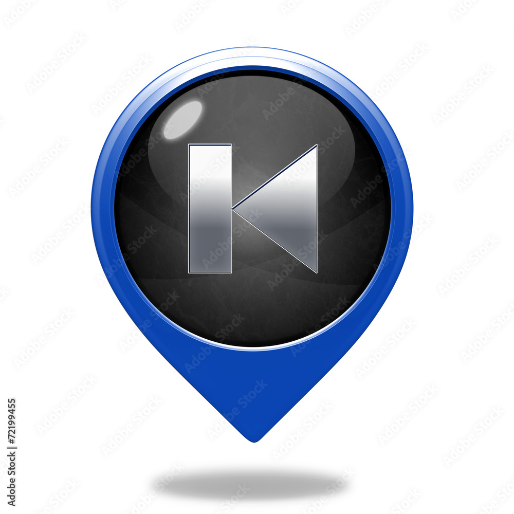 prev pointer icon on white background prev pointer icon on white background