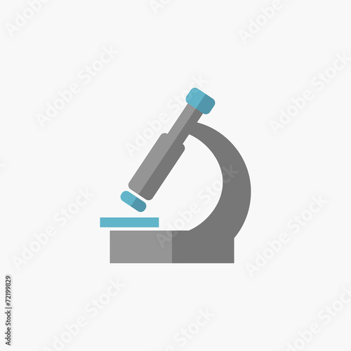 Microscope Flat Icon