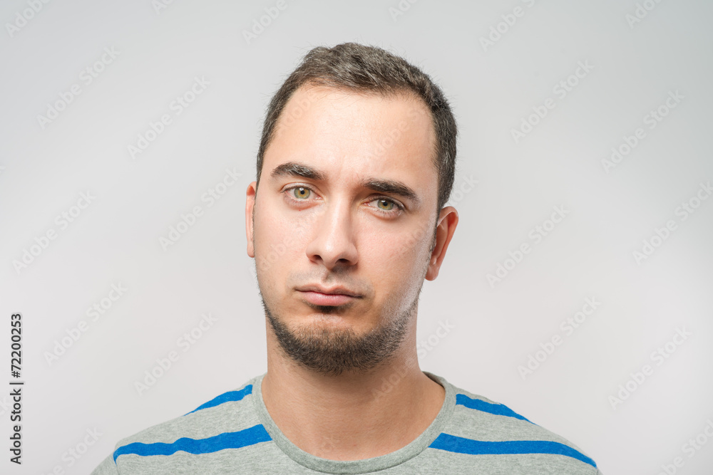 Fototapeta premium Portrait of a sad man