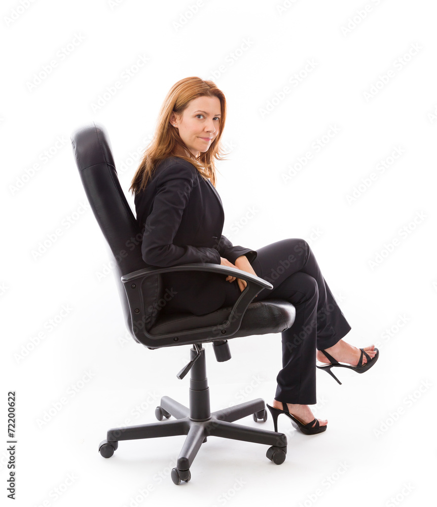 model isolated on plain background back turning around model isolated on plain background back turning around