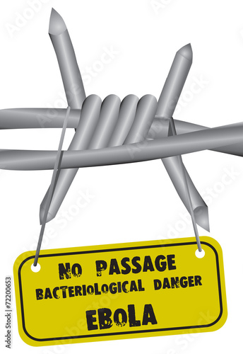 No pass bacteriological danger