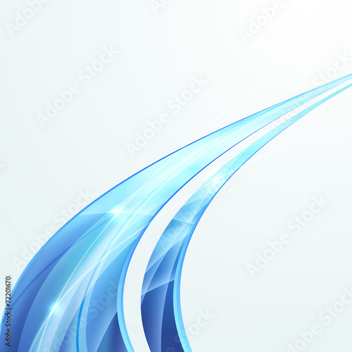 Bright swoosh speed rapid line folder design