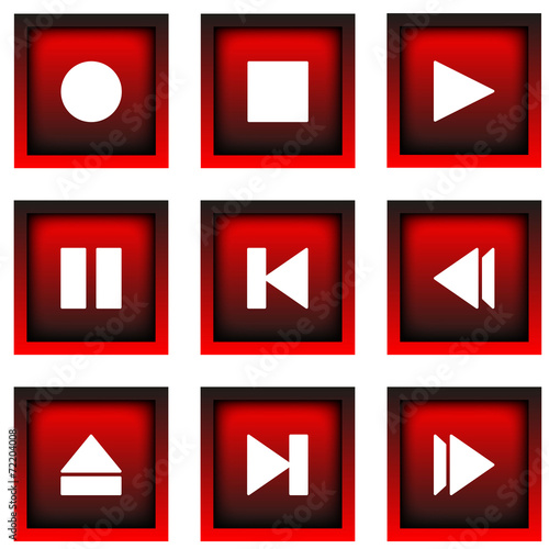 boutons lecteur musique