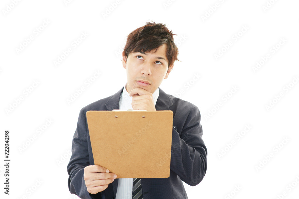 苦悩するビジネスマン